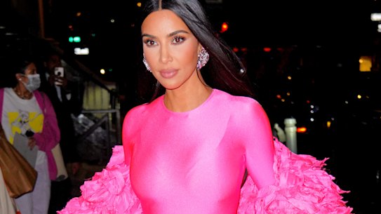 Kim Kardashian West at the Saturday Night Live after party this week.