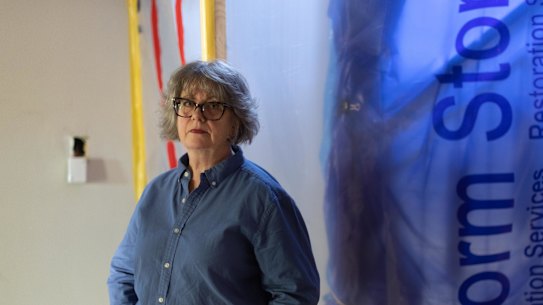 Madeleine Serle’s house in Maribyrnong is still in disrepair. 