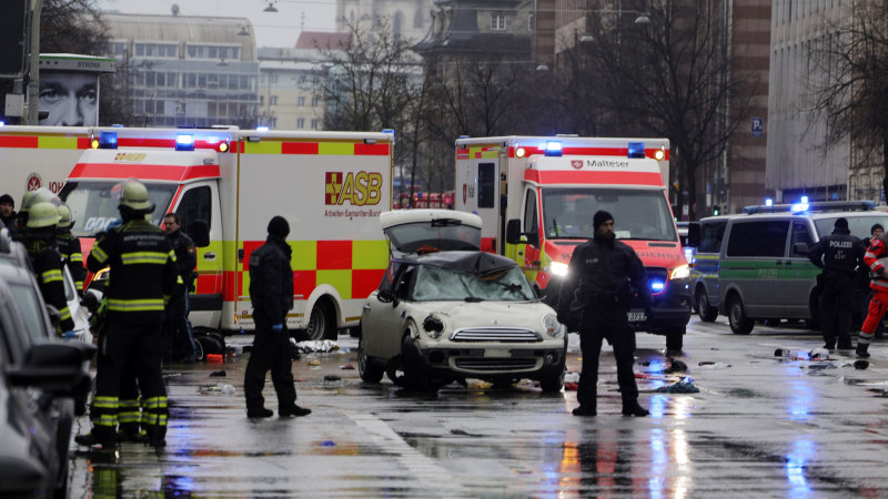 ‘Probably an attack’: Children among injured as car drives into Munich crowd