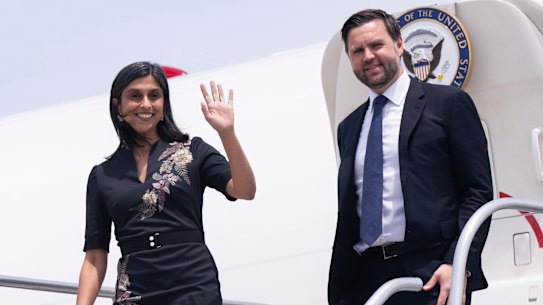 Vice President JD Vance and second lady Usha Vance.