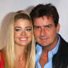 Denise and ex-husband Charlie Sheen.