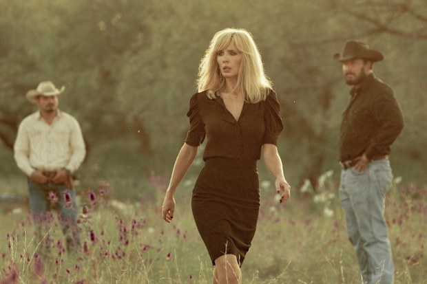L-R: Cole Hauser as Rip Wheeler and Kelly Reilly as Beth Dutton in Dutton Ranch, episode 1, season 1, streaming on Paramount+, 2026. Photo Credit: Emerson Miller/Paramount+. Yellowstone Spin-off