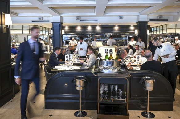 Big, and brash, and fun: The ground floor of Maison Batard.