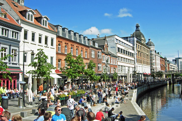 Locals describe Aarhus as laid-back, liberal and liveable.