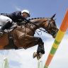 Andrew Hoy riding Bloom Des Hauts Crets during the Olympic equestrian test event in Tokyo last August.