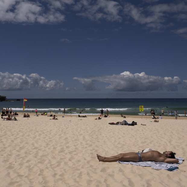 Everyone is equal on Bondi Beach.