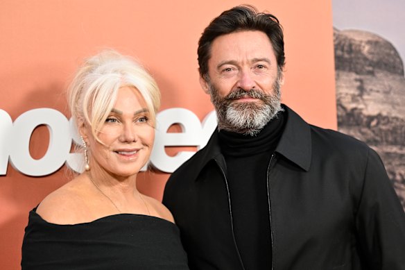 Deborra-Lee Furness and Hugh Jackman in 2023, just months before they announced their split.