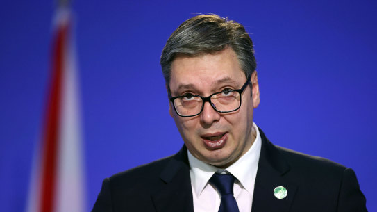 Serbian President Aleksandar Vucic.