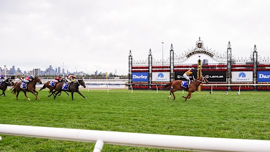 Nature Strip won easily on Stakes day last year.