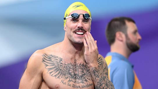 Kyle Chalmers is the Big Dog of the Australian swim team.