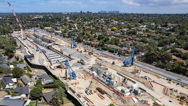 Victoria’s North East Link road project is expected to open in 2028.