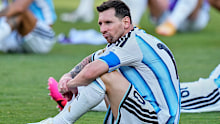Messi after the loss in the final