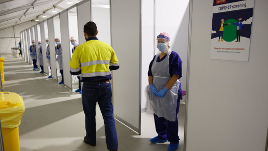 More than 250 workers from the mine site have since flown into WA. 