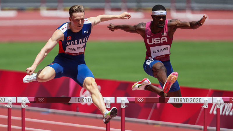 Olympics 2021 World records on track in athletics as spiked shoe battle between Nike Puma intensifies
