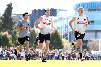 Afl Finals 2019 Preliminary Final Fever Takes Hold As Collingwood Prepare For Gws Giants Clash
