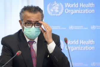 WHO Director-General Tedros Adhanom Ghebreyesus earlier this year.