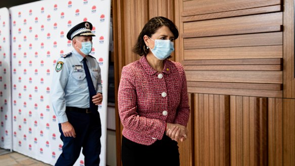 Premier Gladys Berejiklian said the state should  prepare for an enhanced police presence.