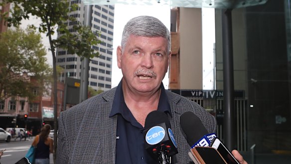 Rail, Tram and Bus Union NSW secretary Alex Claassens.