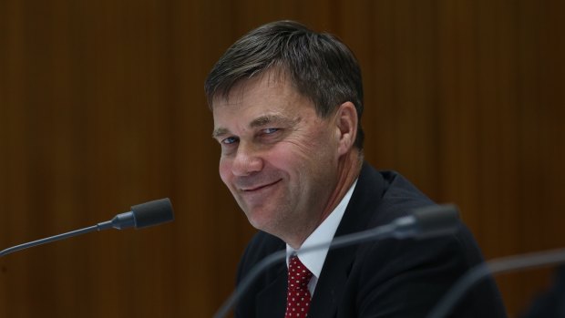 Glenn Druery before the Senate voting reform committee at Parliament House in Canberra 2016