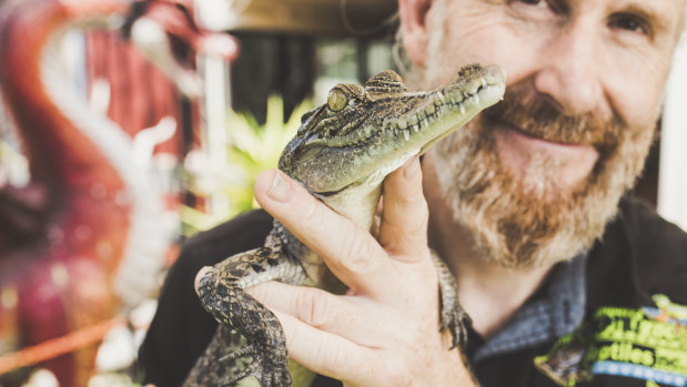 Peter Child had a collection of more than 300 reptiles at his home before he established the zoo.