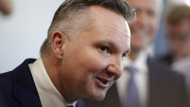 Shadow treasurer Chris Bowen says the government's own budget forecasts predict the economy will slow