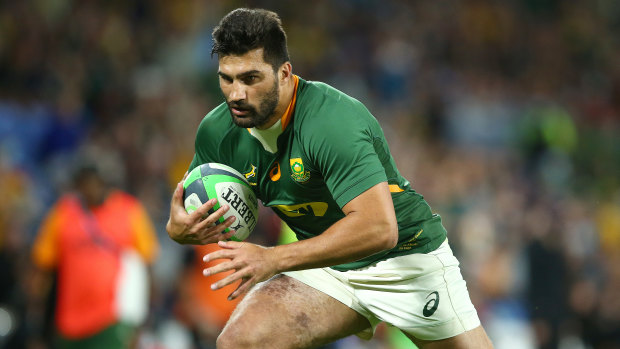 Damian de Allende and the Springboks stunned the All Blacks.