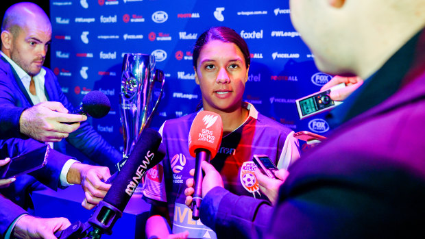 Star power: Samantha Kerr is the face of the W-League this season, but what does the competition's future look like?