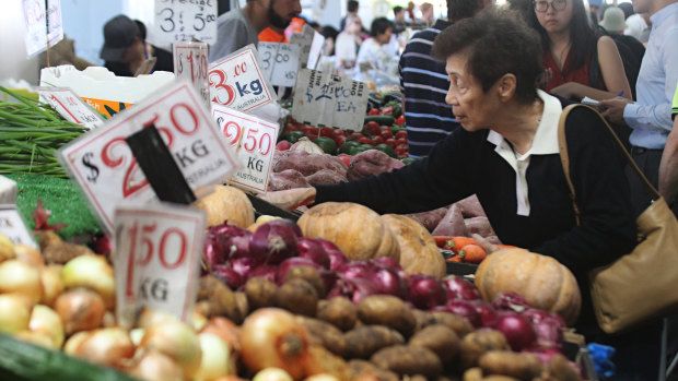 Shoppers said the variety of fresh produce was one reason why they shopped at the market.