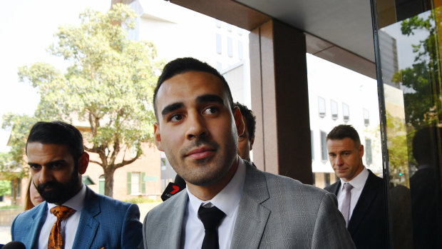 Panthers playmaker Tyrone May declined to comment after he was sentenced at Parramatta Local Court.