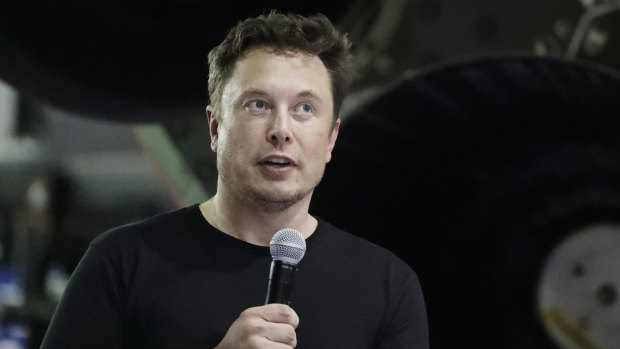 Tunnel vision: Elon Musk.