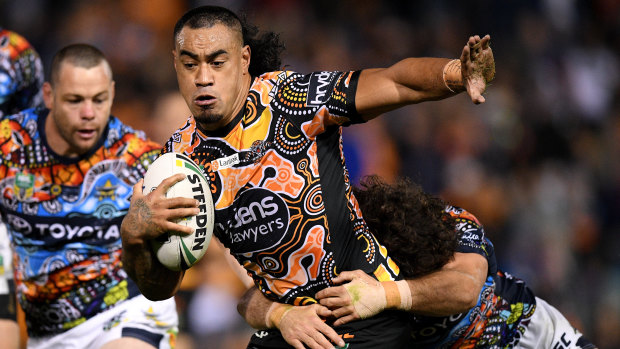Mahe word: Fonua was impressive  against the Cowboys but was a late arrival at training on Sunday.
