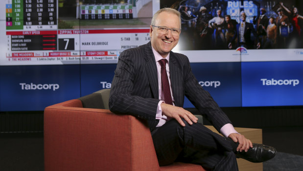 Tabcorp CEO David Attenborough. The wagering company is working to obtain waivers on more of its loans.  
