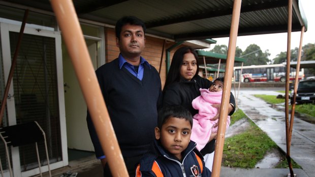 Somenath Gope, his wife Sutapa Ghosh and their children Aditya and Sudha live in Clayton and moved to Australia from India in 2011.
