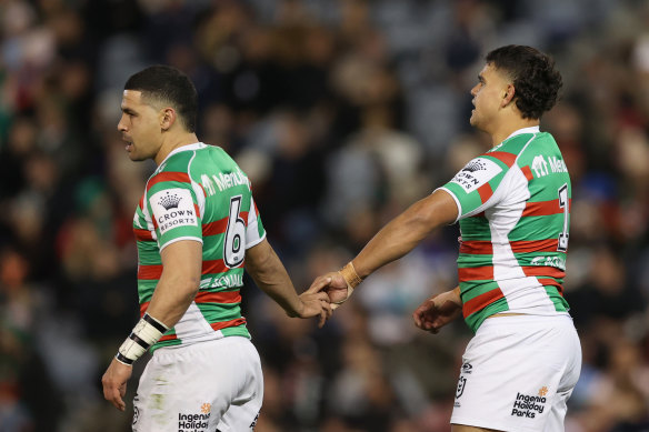 Cody Walker and Latrell Mitchell have a special bond.