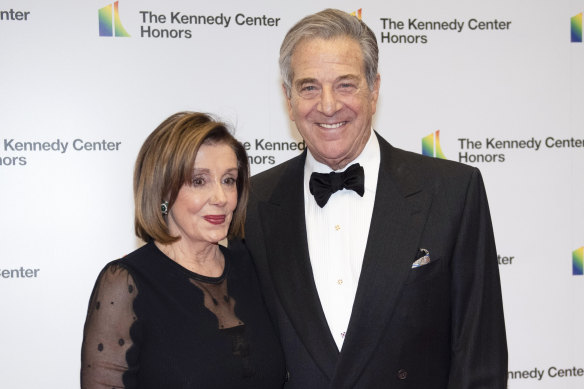 US House Speaker Nancy Pelosi and her husband Paul in 2019.