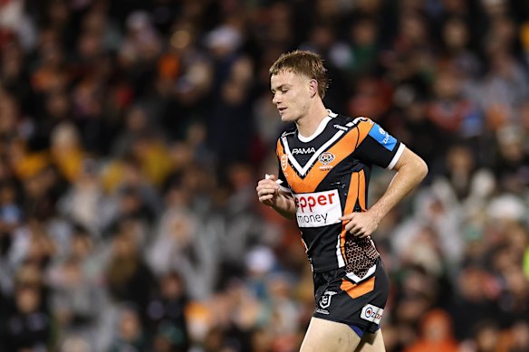 Tigers rising star Lachlan Galvin.