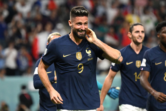 Olivier Giroud scored twice for the French.