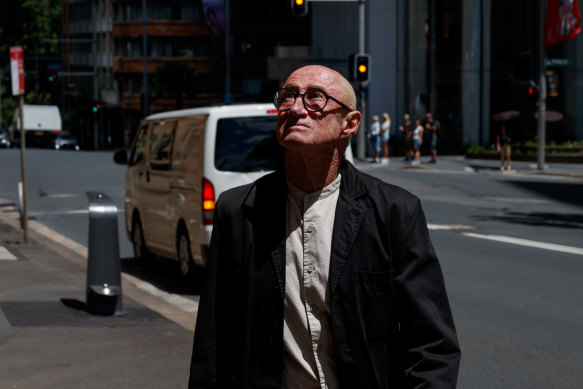 Garry Wotherspoon outside the LGBTIQ hate crimes inquiry on Monday.