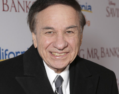 Music consultant/composer Richard M. Sherman attends the U.S. premiere of “Saving Mr. Banks,” 2013.