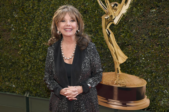 Dawn Wells arrives at the Daytime Creative Arts Emmy Awards at the Westin Bonaventure Hotel in Los Angeles in April 2016.
