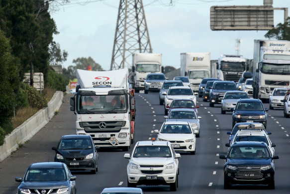 The West Gate Freeway is a focus of the summer construction blitz.