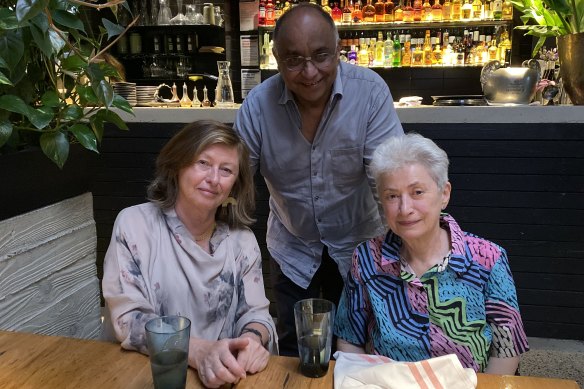 Wenche Ommundsen, Fazal Rizvi and Sneja Gunew in 2019.