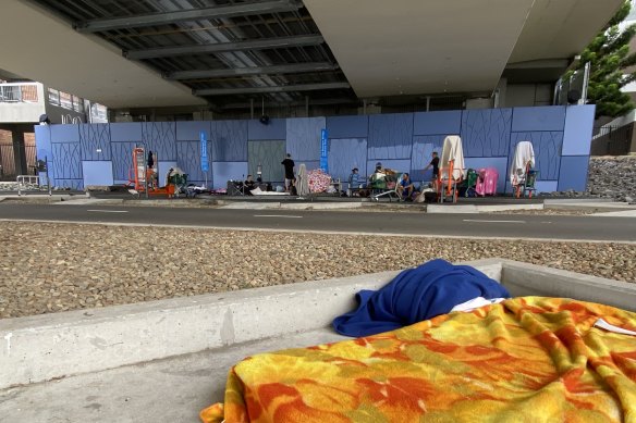 Under the Go Between Bridge, Brisbane’s homeless say the addition of 10,000 new residents in South Brisbane means they will be forgotten and ‘muscled out’ of the inner city.