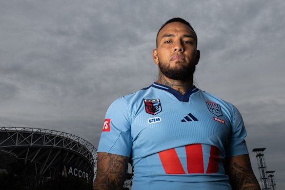 Addin Fonua-Blake will make his long-awaited debut for NSW on Wednesday night.