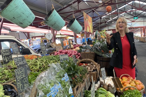 When visitors are in town, Sally Capp takes them to Queen Victoria Market.