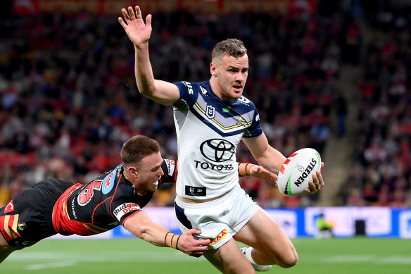 Zac Laybutt is a strong bet to claim Peta Hiku’s vacated Cowboys centre spot.