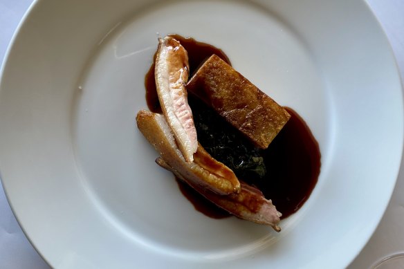 The preparation is meticulous and is evident in La Bastide's duck breast.