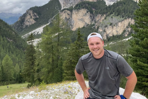 Stranded Australian Stuart Kemp. 