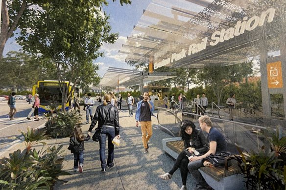 New underground rail stations could be built at Everton Park and Bridgeman Down on a western underground rail line from Albion to Strathpine or at Chermside under an eastern link from Albion to Carseldine.