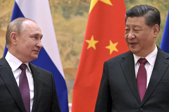 Xi Jinping and Vladimir Putin promised to strengthen ties when they met at the Winter Olympics. 